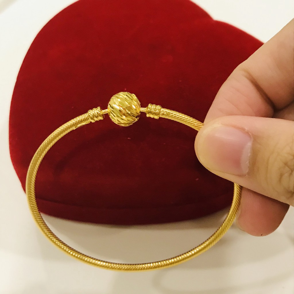  SHOPEE EXCLUSIVE Gelang  Emas  Masdora Keras Kelip Bulat  