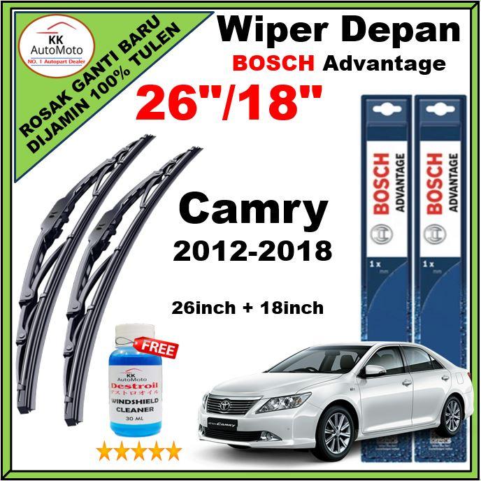 Toyota Camry 20122018 26"/18" Wiper Bosch Advantages Wiper BA2618