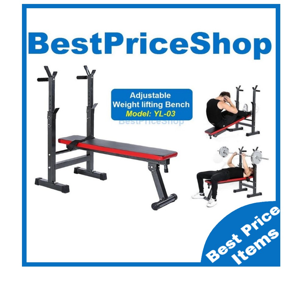 Bps Space Saving Adjustable Foldable Weightlifting Fitness Workout