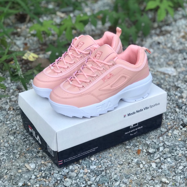fila shoes peach color