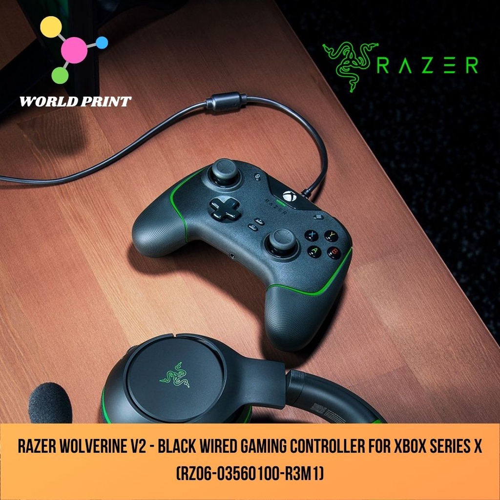 Razer Wolverine V2 Black Wired Gaming Controller For Xbox Series X Rz06 03560100 R3m1 3703