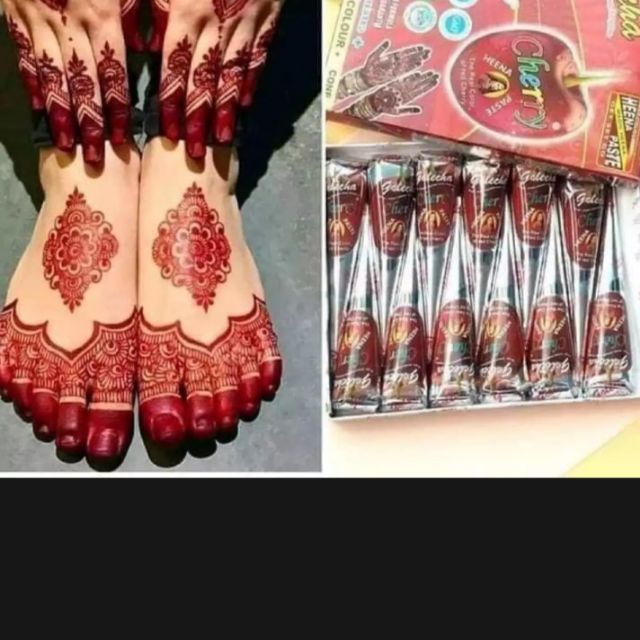 Golecha Cherry Red Henna Cones / Red hen, cherry hen, bridal hen