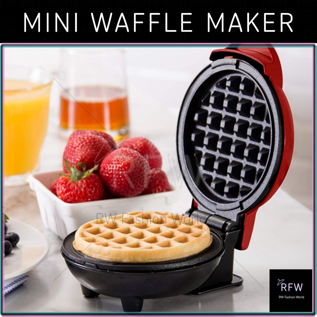 <READY STOCK> Mini Waffle Maker Waffle Machine / Waffle Mini