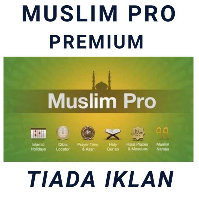 Muslim Pro Prayer Times Azan Quran Qiblat Premium Latest Android App Shopee Malaysia