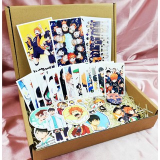 Haikyuu Gift Box Birthday Gift Present set hadiah anime manga Haikyu ...