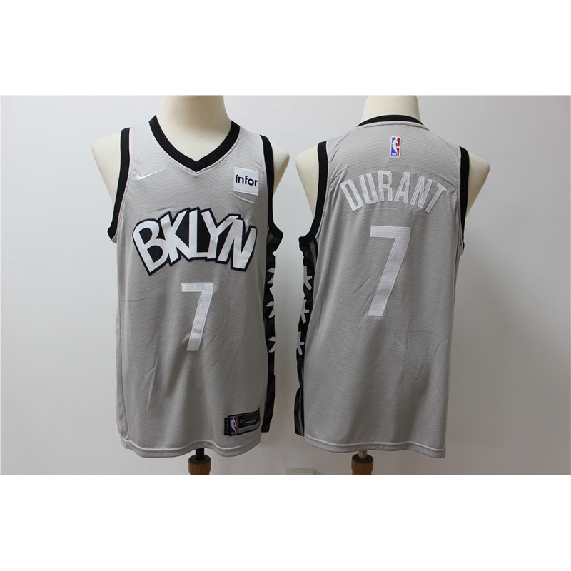 brooklyn nets jersey gray