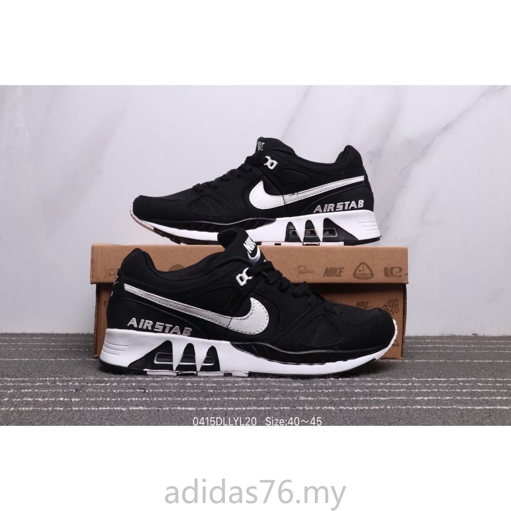 Kasut Nike AIR STAB HOT LAVA Men's casual sports shoes outdoor comfortable running shoes Malaysia
