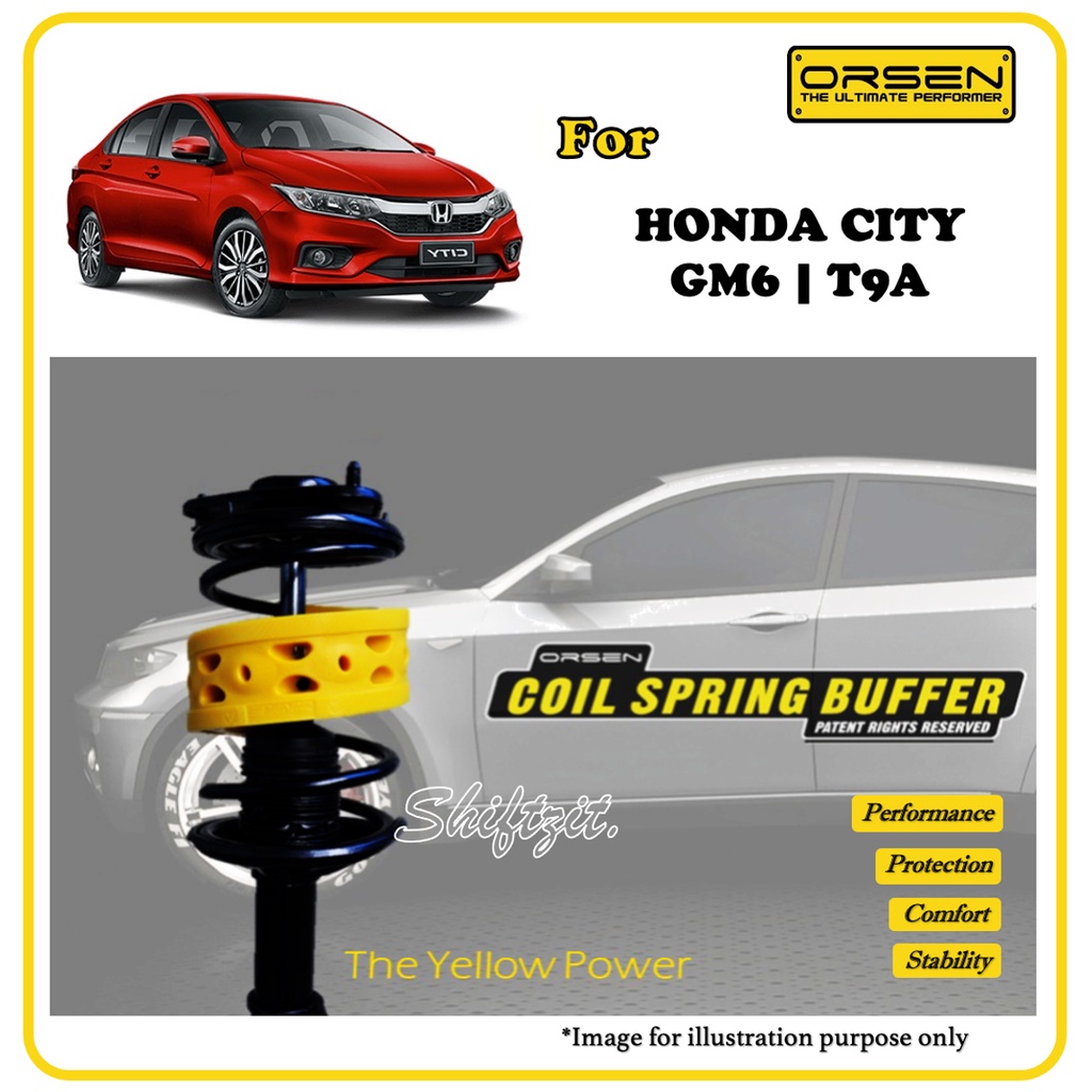 ORSEN Coil Spring Buffer - Honda City GM6 | T9A | Shopee Malaysia