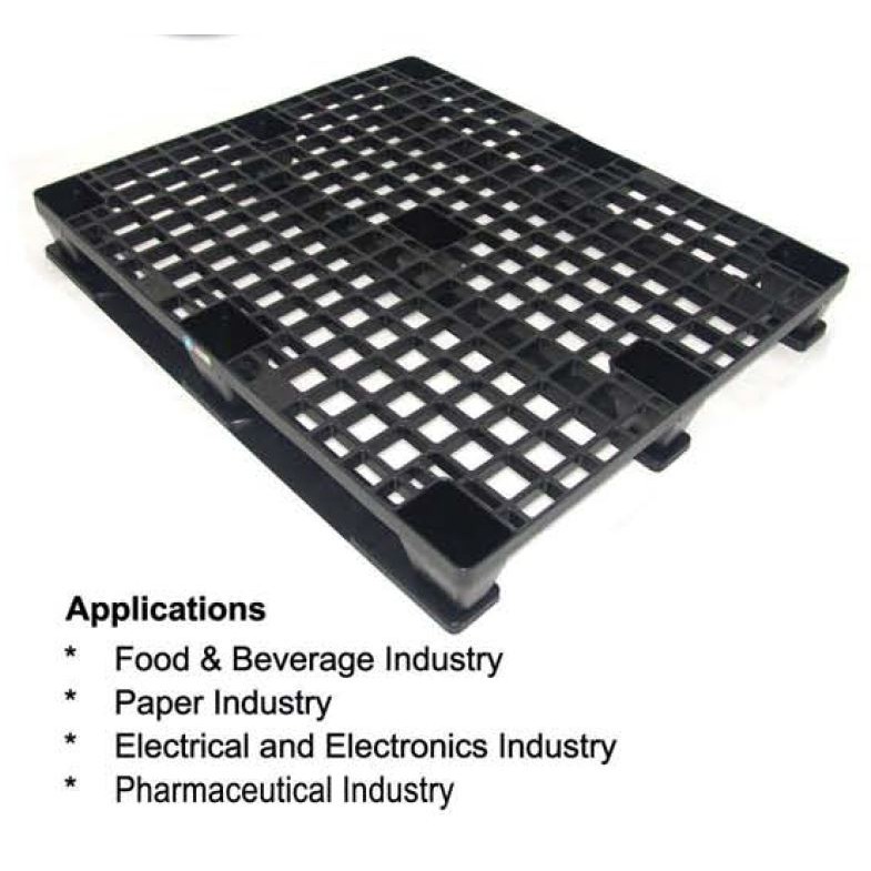 Plastic Pallet, 2pcs Pallet Lightweight Nestable Plastic Pallet Size 1200 X 800 X 135mm Shopee