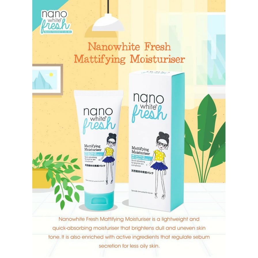 Nanowhite Fresh Mattifying Moisturizer 50ml Shopee Malaysia
