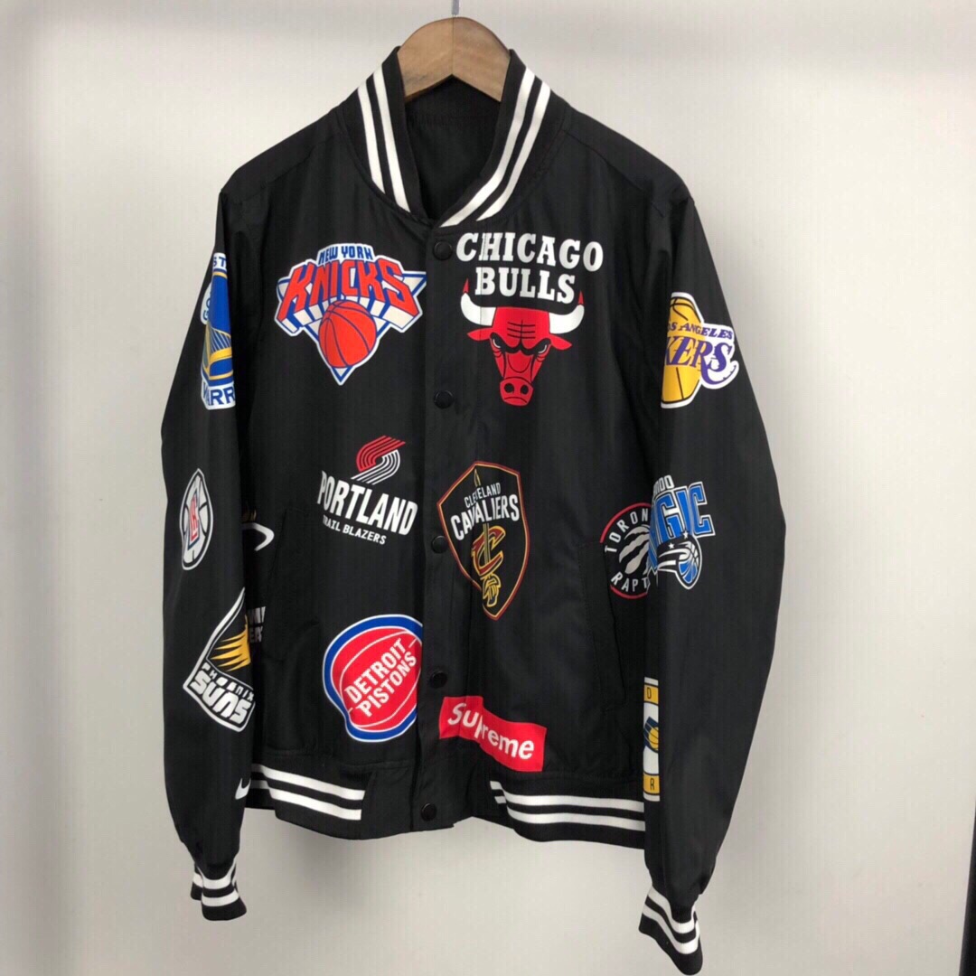 supreme x nba jacket