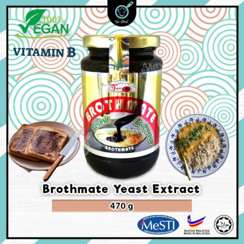 TastyDip /Penang Famous槟城特产/Brothmate(yeast extract) Pasta Ragi Bothmate Tasty Dip浓缩酵母精华470g