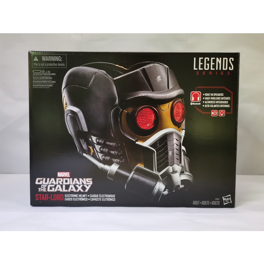 Marvel Legends Guardians Galaxy Star-Lord Electronic Helmet Christmas Gift 