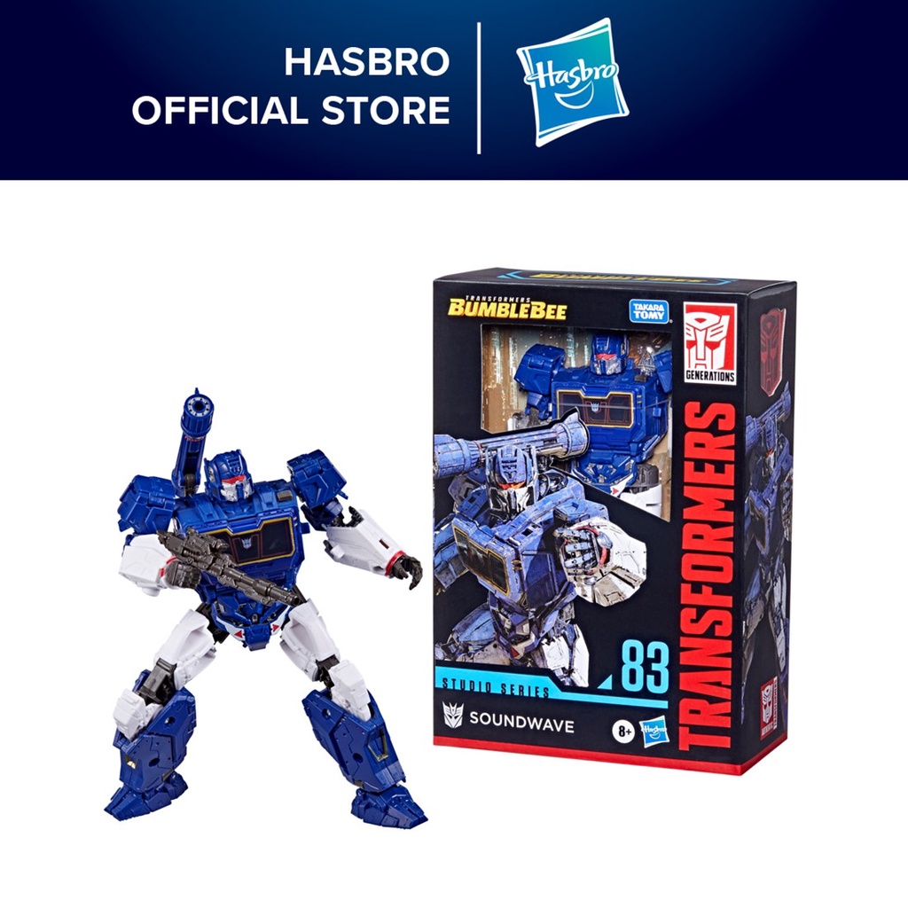Transformers Toys Studio Series 83 Voyager Transformers: Bumblebee Soundwave Action Figure - 8 and Up, 6.5-inch