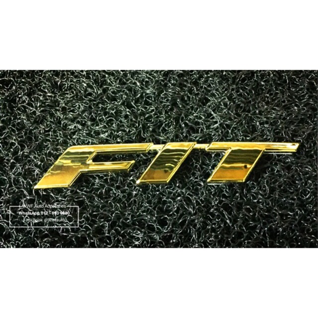 Honda Jazz GE Gold FIT Logo / Emblem  Shopee Malaysia