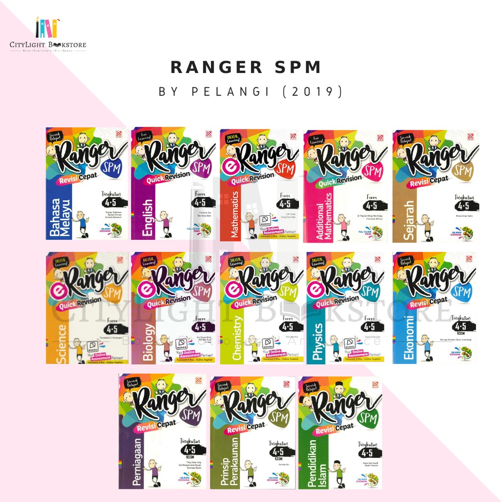 CITYLIGHT Buku Rujukan: Ranger SPM (2019) | Shopee Malaysia