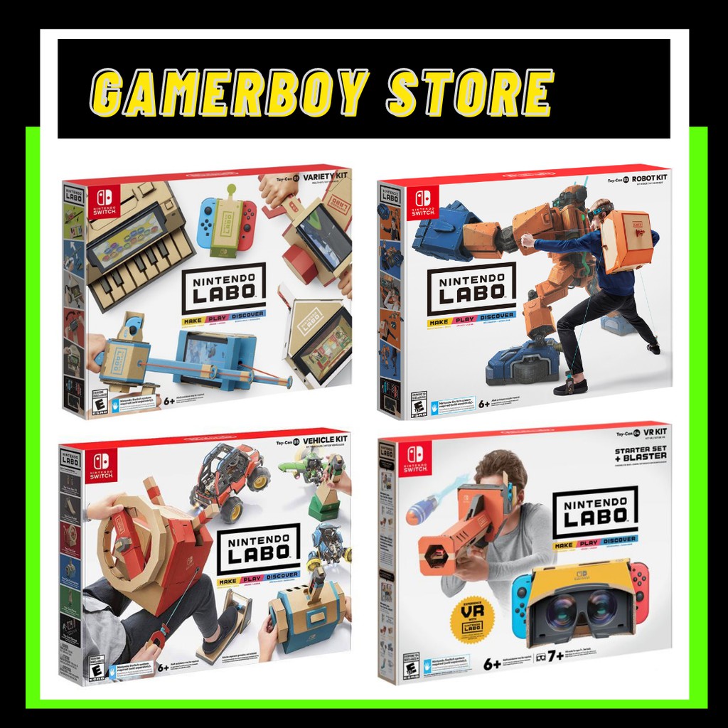 Nintendo Switch Labo Set : Nintendo Labo: Multi-Set & Robo-Set – SRXQ