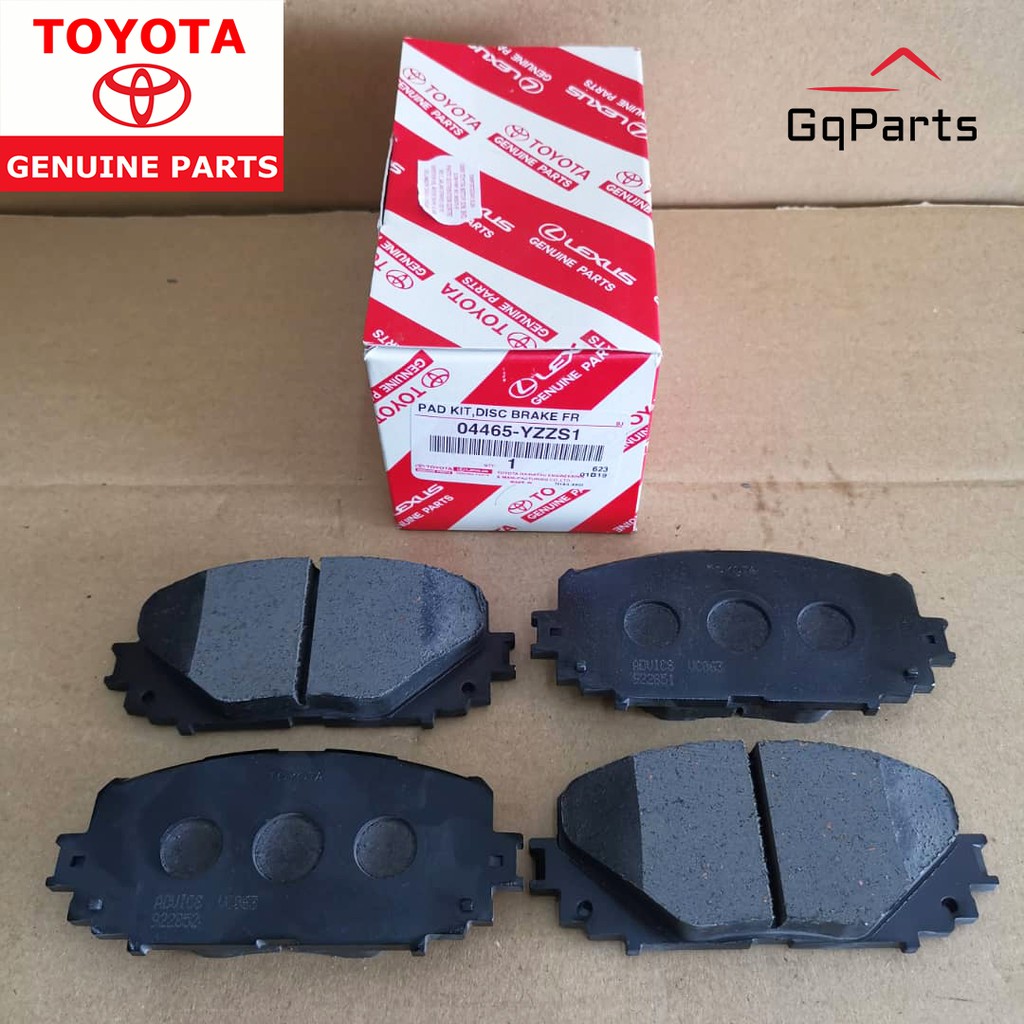Toyota Vios NCP93 NCP 150 G/TRD Brake Pad Front (Original) 04465YZZS1