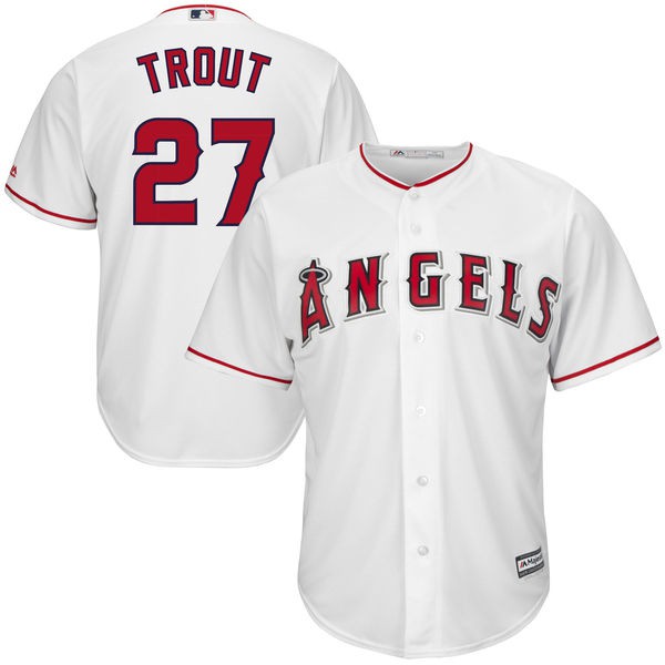 grey mike trout jersey