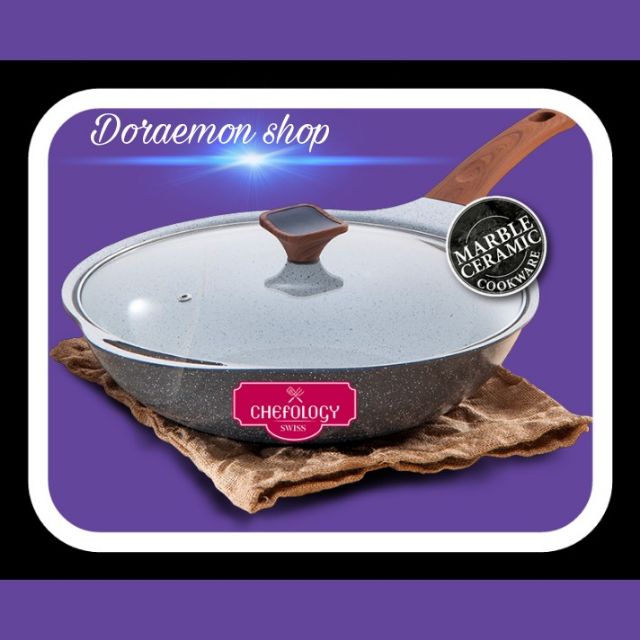 Marble ceramic cookware 32cm Shopee Malaysia