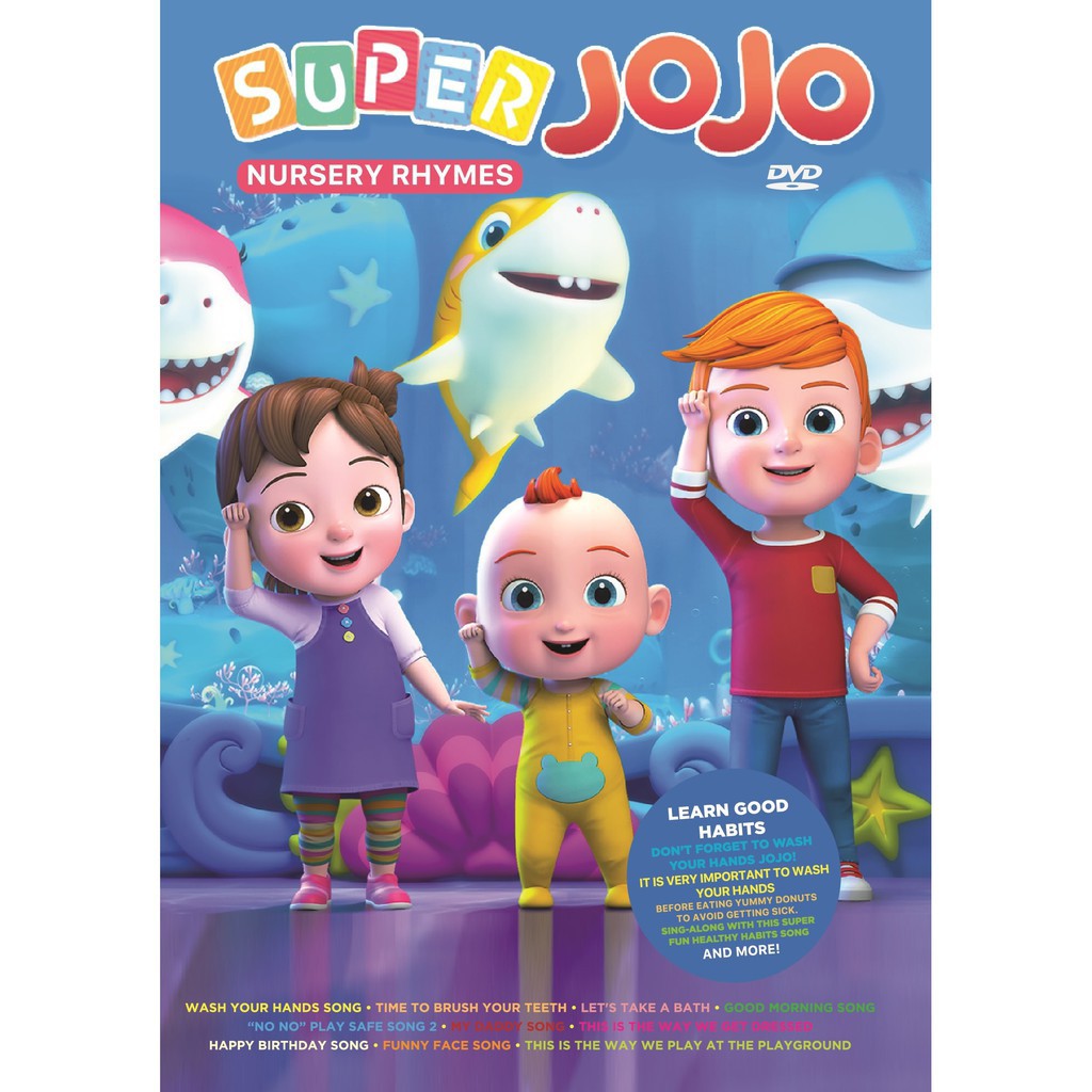 22 CHILDREN SONGS SUPER JOJO NURSERY RHYMES DVD ( COVER RANDOM ) | Shopee  Malaysia
