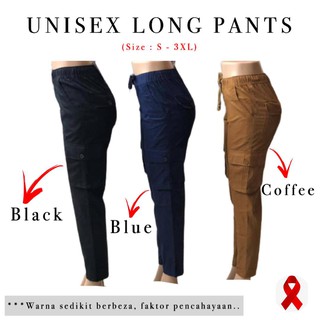 Men Cargo Long Pants 6 Pockets/Seluar Kerja Panjang Lelaki Tebal 6 Pockets/男装做工长裤6个口袋(Size 28-38)