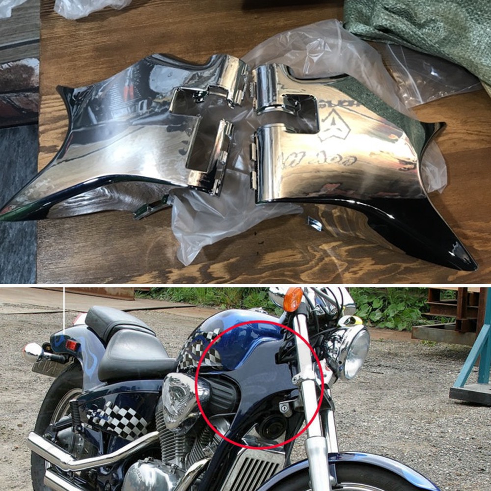 honda shadow 600 side covers