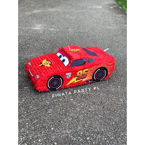 Lightning McQueen pinata *FREE accessories * Shopee Malaysia