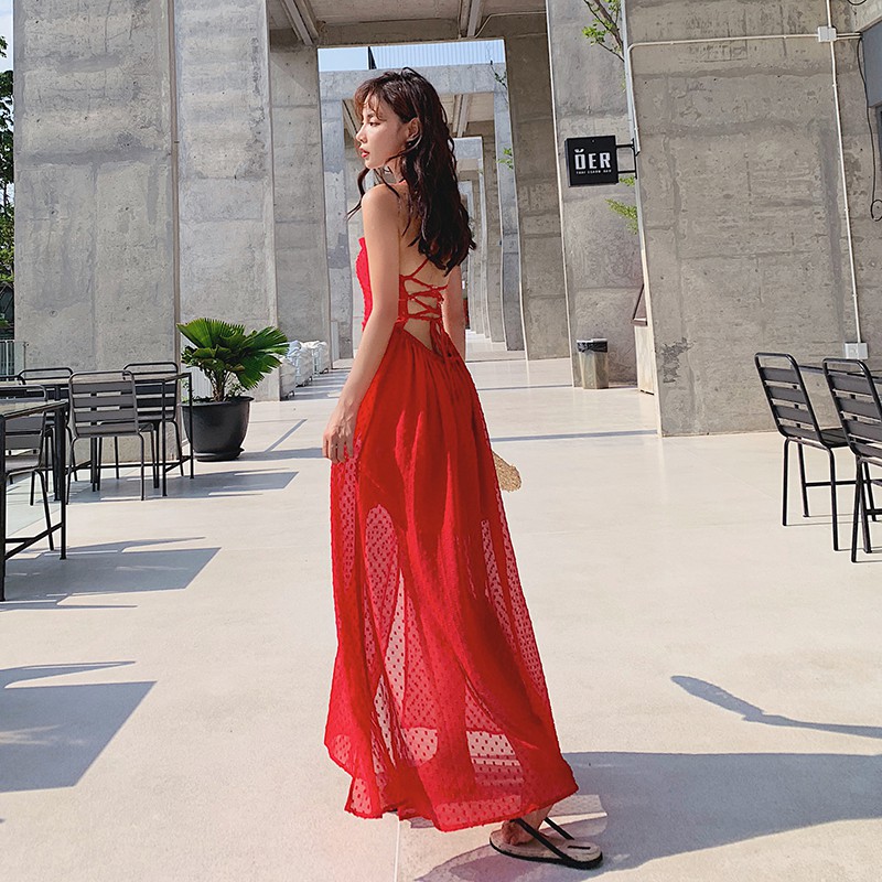 casual chiffon maxi dress