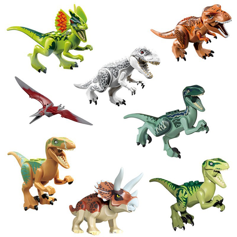 Lego Jurassic World Dinosaur Indoraptor Velociraptor Triceratop T-Rex Set  Animal Building Blocks Education Kids Toys Gifts | Shopee Malaysia