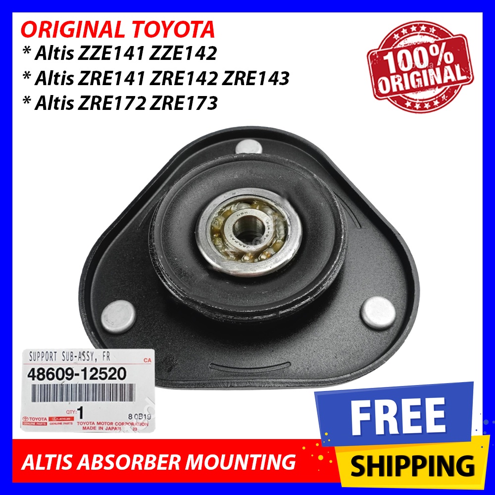 100 Original Toyota Absorber Mounting 1pcs Toyota Altis Zze141 Zze142 Zre141 Zre142 Zre143 Zre172 Zre173