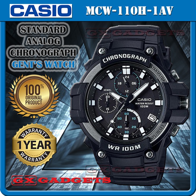 analog watch with stopwatch