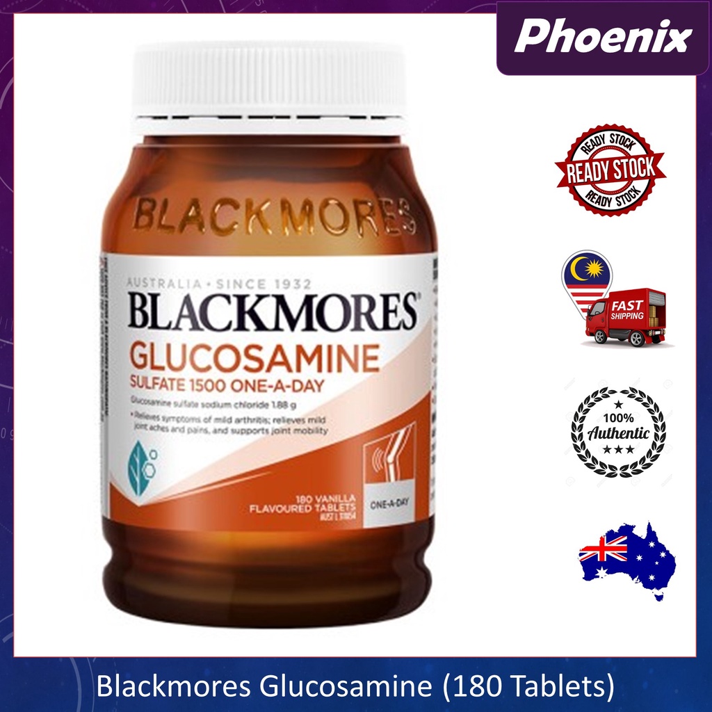 100 From Australia Blackmores Glucosamine Sulfate 1500 One A Day 180 Tablets