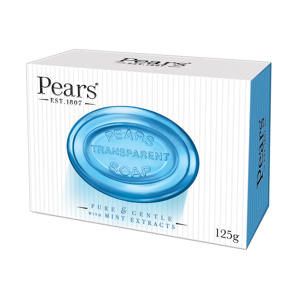 Pears Pure & Gentle Soap with MINT EXTRACTS BLUE 125gm Shopee Malaysia