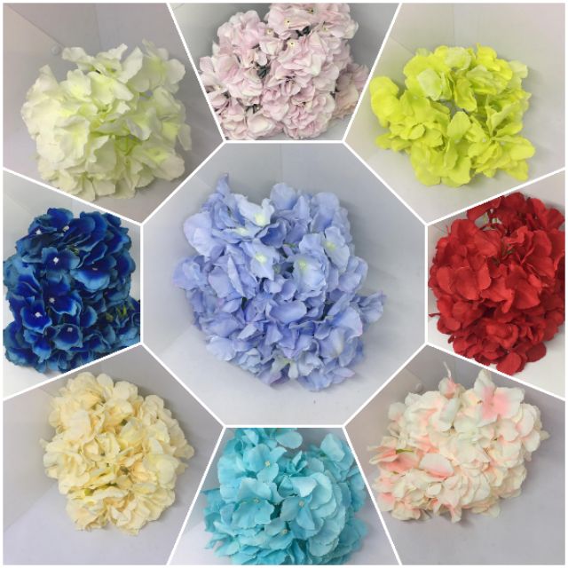 Bunga hiasan murah - Artificial hydrangea bouquet flowers Bunga Hantaran Pelamin