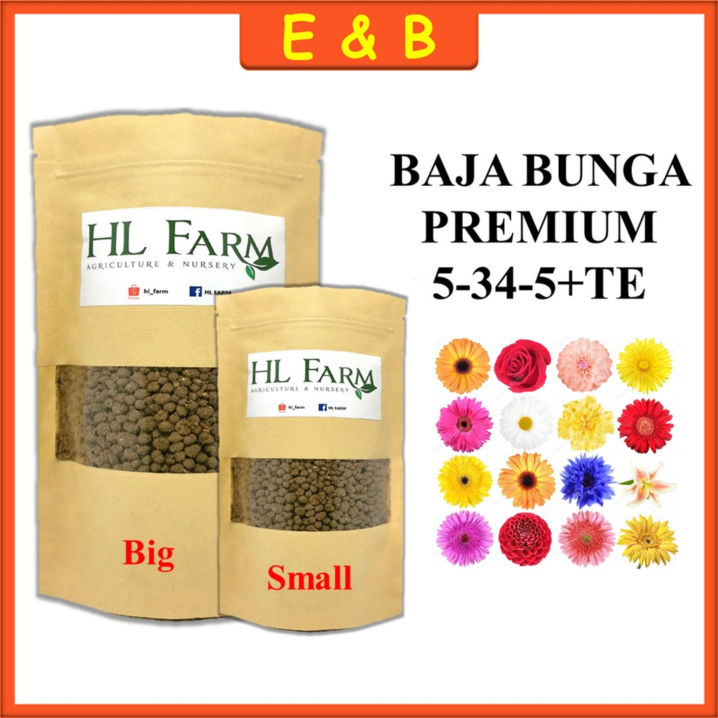 1kg Baja Bunga Premium 5-34-5+TE / Baja Bunga / Fertilizer / Baja Sebatian | Shopee Malaysia