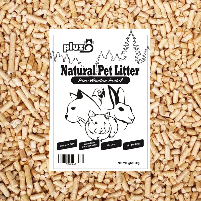 pluz8 Cat Litter Pine Wood Pellet (5kg) | Shopee Malaysia