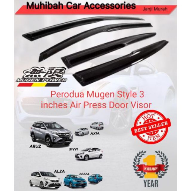 Perodua Aruz, Alza, Axia, Bezza, Myvi 2005-2019 - Mugen 