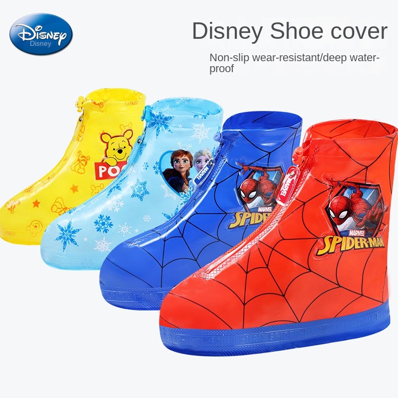 ENHS Disney Children's Rain Boot Cover Portable Student Waterproof