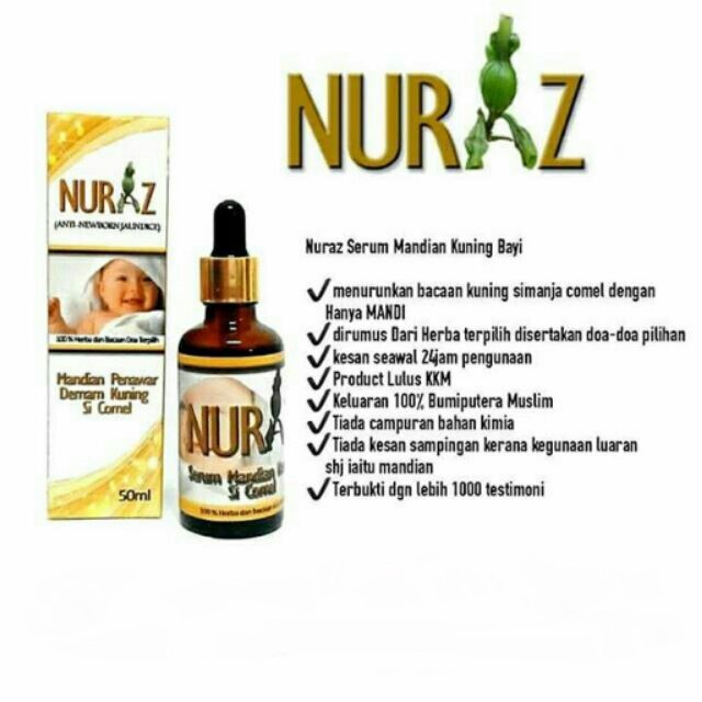 Nuraz Serum Serum Mandian Kuning Si Comel Shopee Malaysia