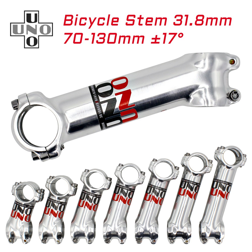 silver road bike stem