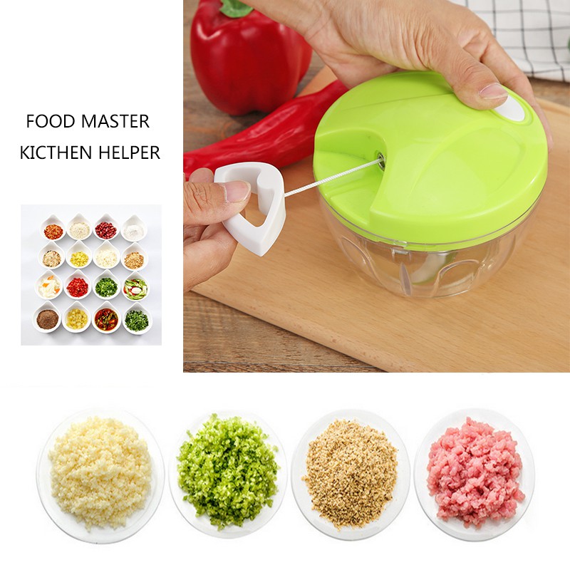Manual Food Cutter Vegetable Mower Fruits Nuts Onions Chopper, Mincer Hand Blender Mixers Food