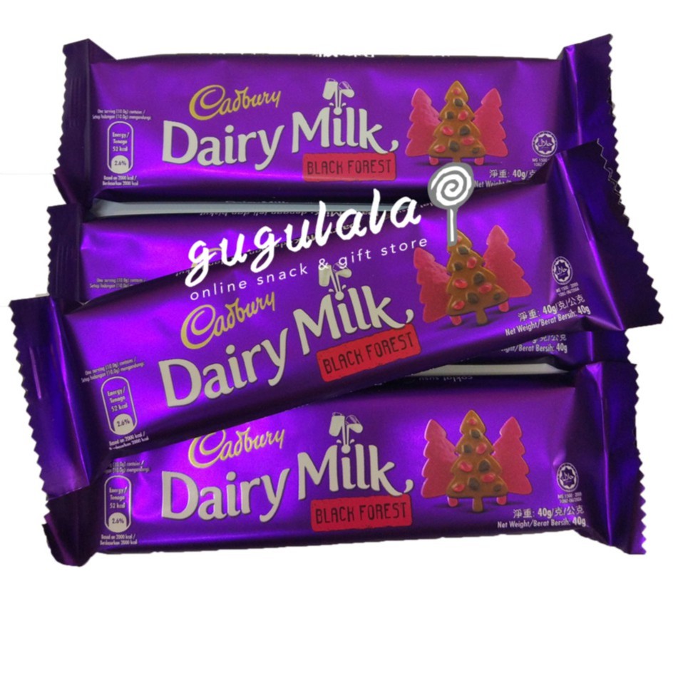 Cadbury Dairy Milk Black Forest 37g Shopee Malaysia