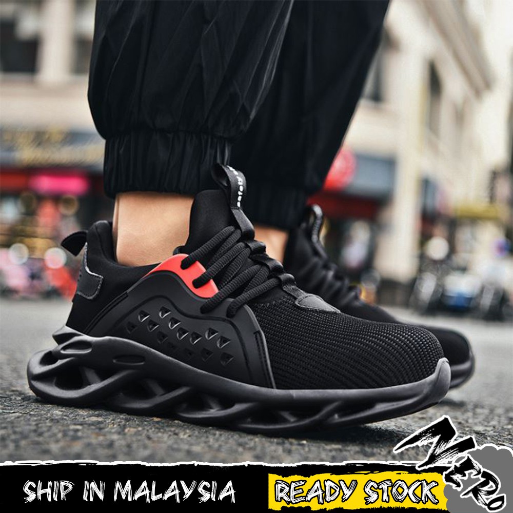 【Local Ready Stock】【NERO】AUGUSTINE Men Outdoor Steel Toe Cap Military Safety Shoes Safetly Boots