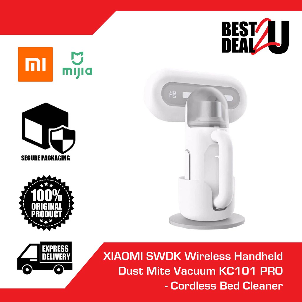 XIAOMI SWDK Wireless Handheld Dust Mite Vacuum KC101 PRO - Cordless Bed ...