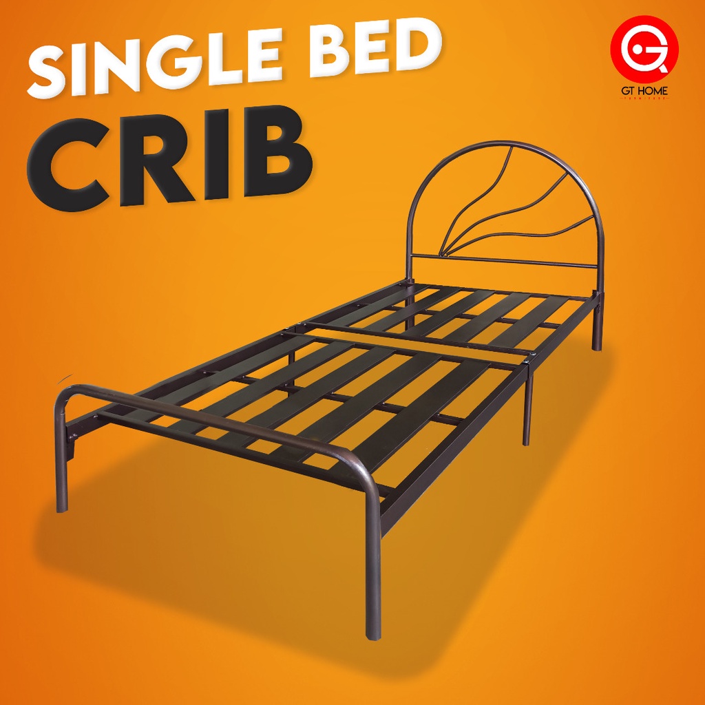 READY STOCK HEAVY DUTY Modern Single Bed Frame Metal Rangka Katil Besi ...