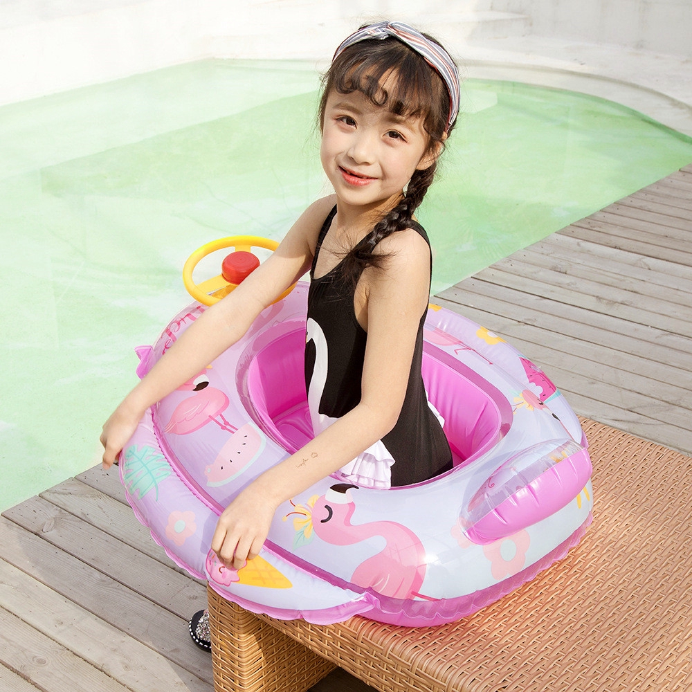 pink baby swim ring
