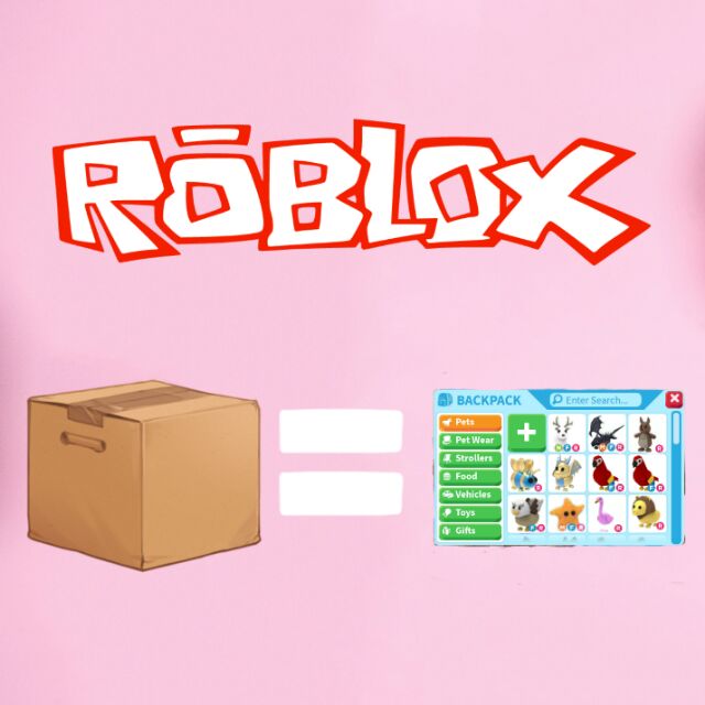 Roblox Adopt Me Lucky Box 1 Stuff Shopee Malaysia - lucky box roblox