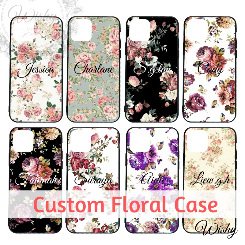 Floral Custom Name Design Phone Case Iphone Customized Phone Case Diy Phone Case 8 Floral Design Shopee Malaysia,Textured Wall Paint Designs For Living Room