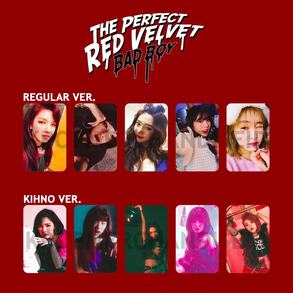 Photocard Red VELVET Perfect Red Album | Shopee Malaysia